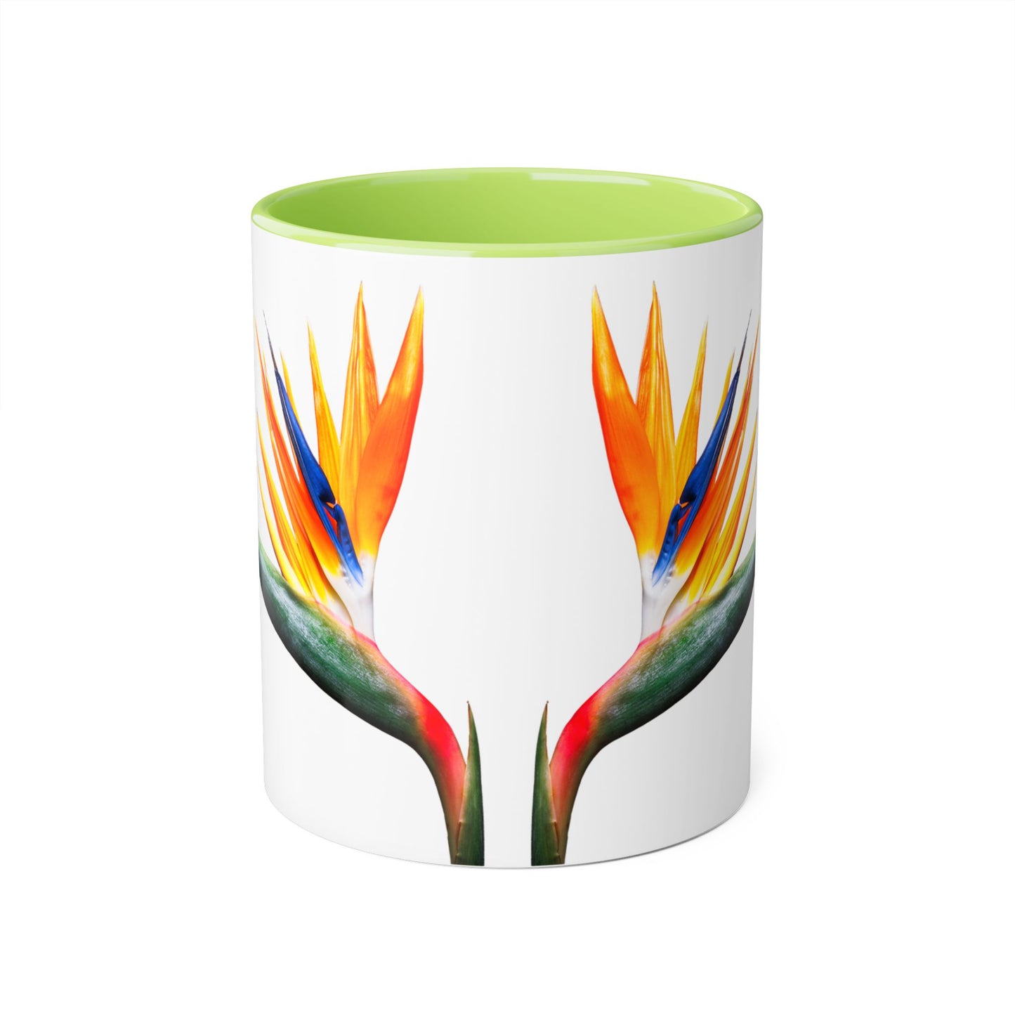 Vibrant Tropical Accent Mug, Coffee Lover Gift, Unique Floral Design, Home Decor, Perfect for Birthdays, Housewarming, San Francisco Style