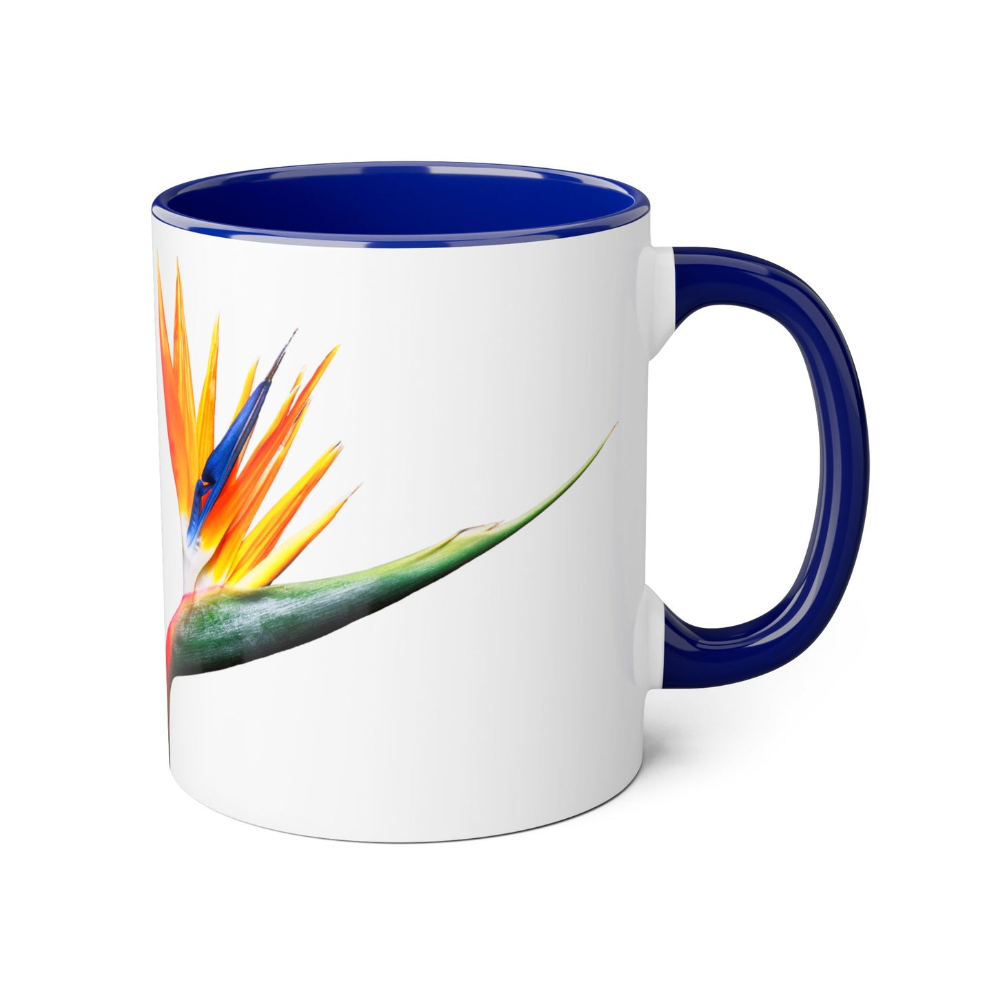 Vibrant Tropical Accent Mug, Coffee Lover Gift, Unique Floral Design, Home Decor, Perfect for Birthdays, Housewarming, San Francisco Style