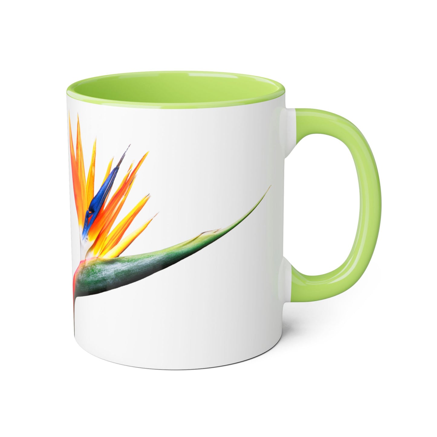 Vibrant Tropical Accent Mug, Coffee Lover Gift, Unique Floral Design, Home Decor, Perfect for Birthdays, Housewarming, San Francisco Style