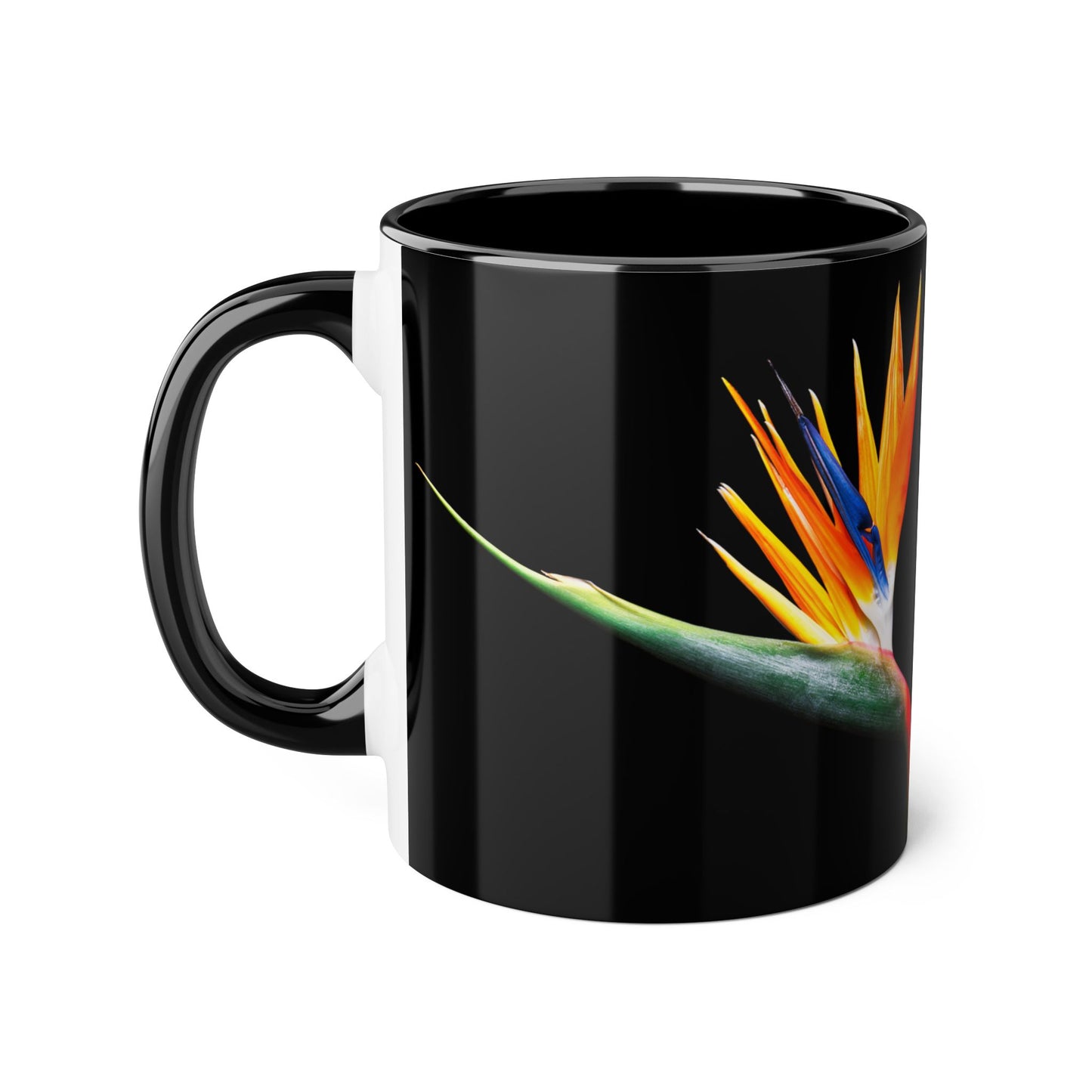 Vibrant Tropical Accent Mug, Coffee Lover Gift, Unique Floral Design, Home Decor, Perfect for Birthdays, Housewarming, San Francisco Style