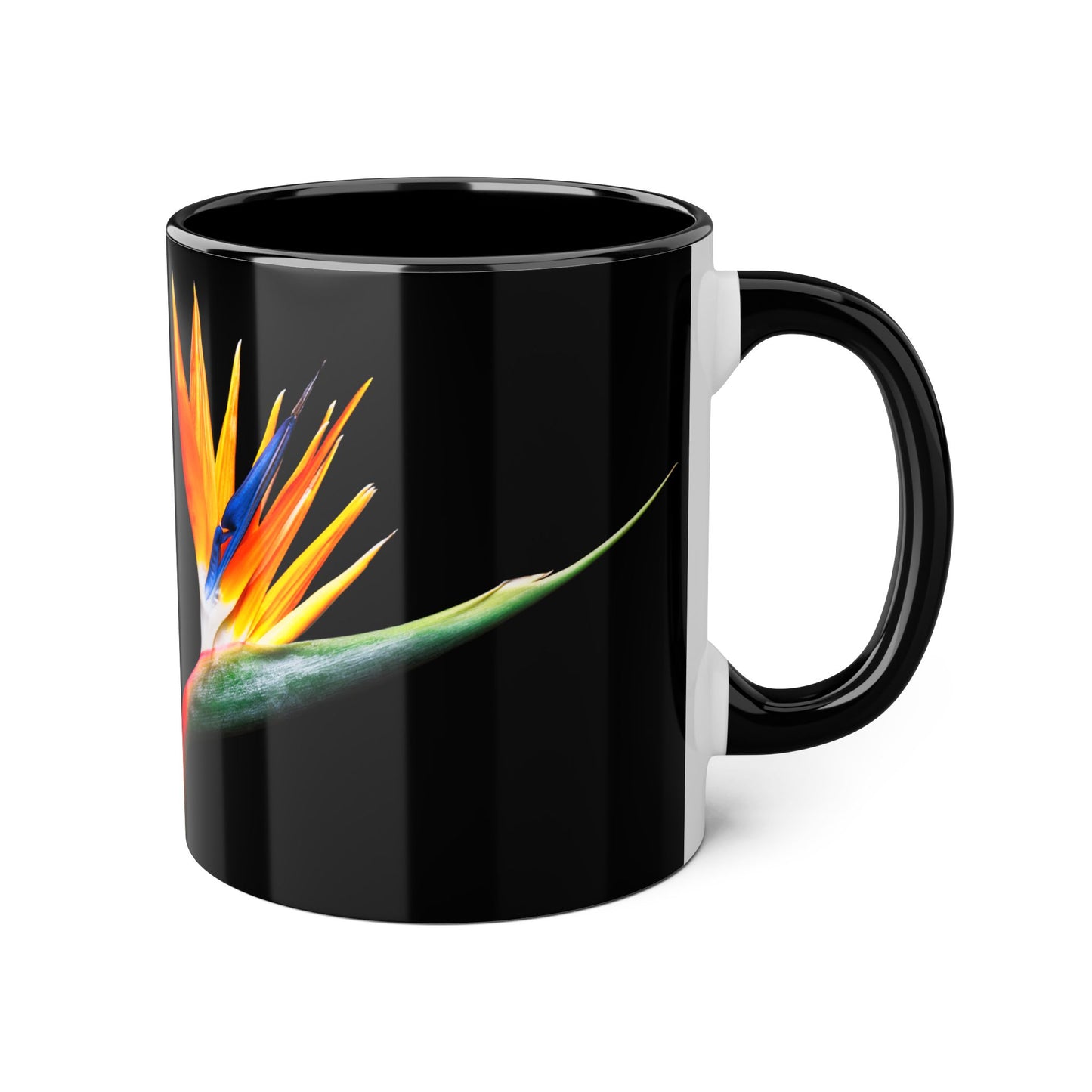 Vibrant Tropical Accent Mug, Coffee Lover Gift, Unique Floral Design, Home Decor, Perfect for Birthdays, Housewarming, San Francisco Style