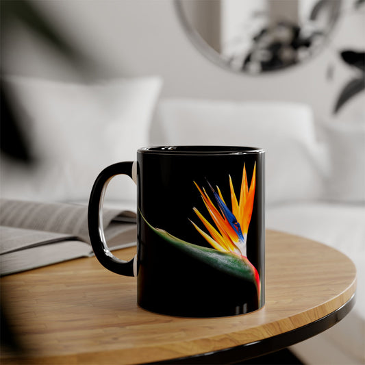 Vibrant Tropical Accent Mug, Coffee Lover Gift, Unique Floral Design, Home Decor, Perfect for Birthdays, Housewarming, San Francisco Style