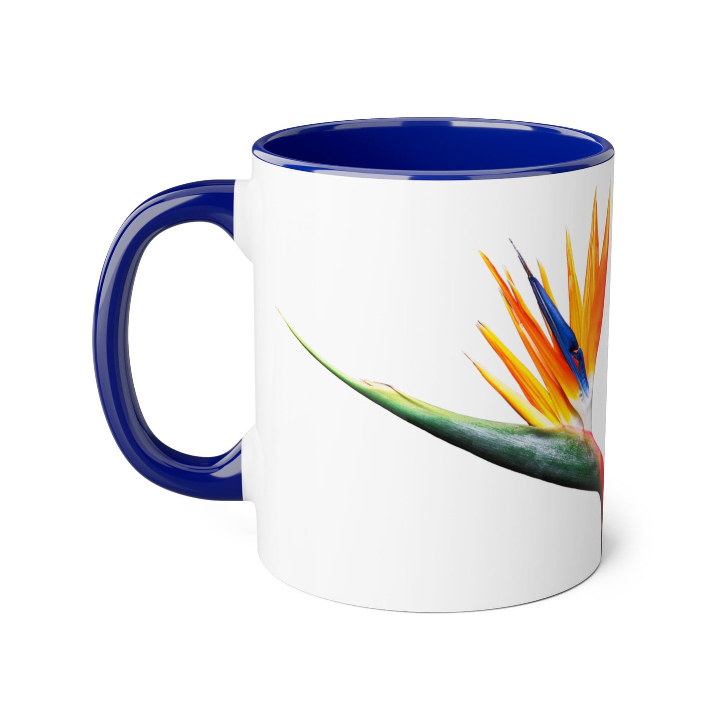 Vibrant Tropical Accent Mug, Coffee Lover Gift, Unique Floral Design, Home Decor, Perfect for Birthdays, Housewarming, San Francisco Style