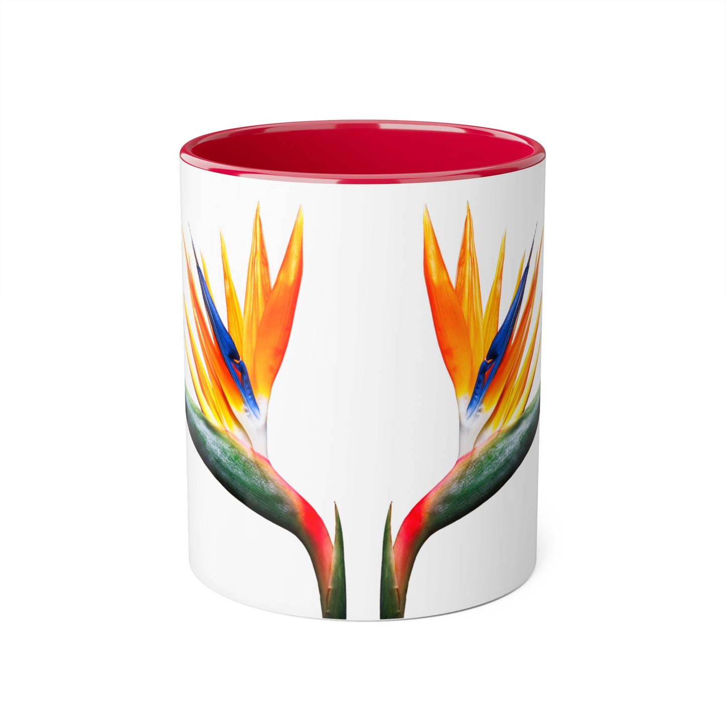 Vibrant Tropical Accent Mug, Coffee Lover Gift, Unique Floral Design, Home Decor, Perfect for Birthdays, Housewarming, San Francisco Style